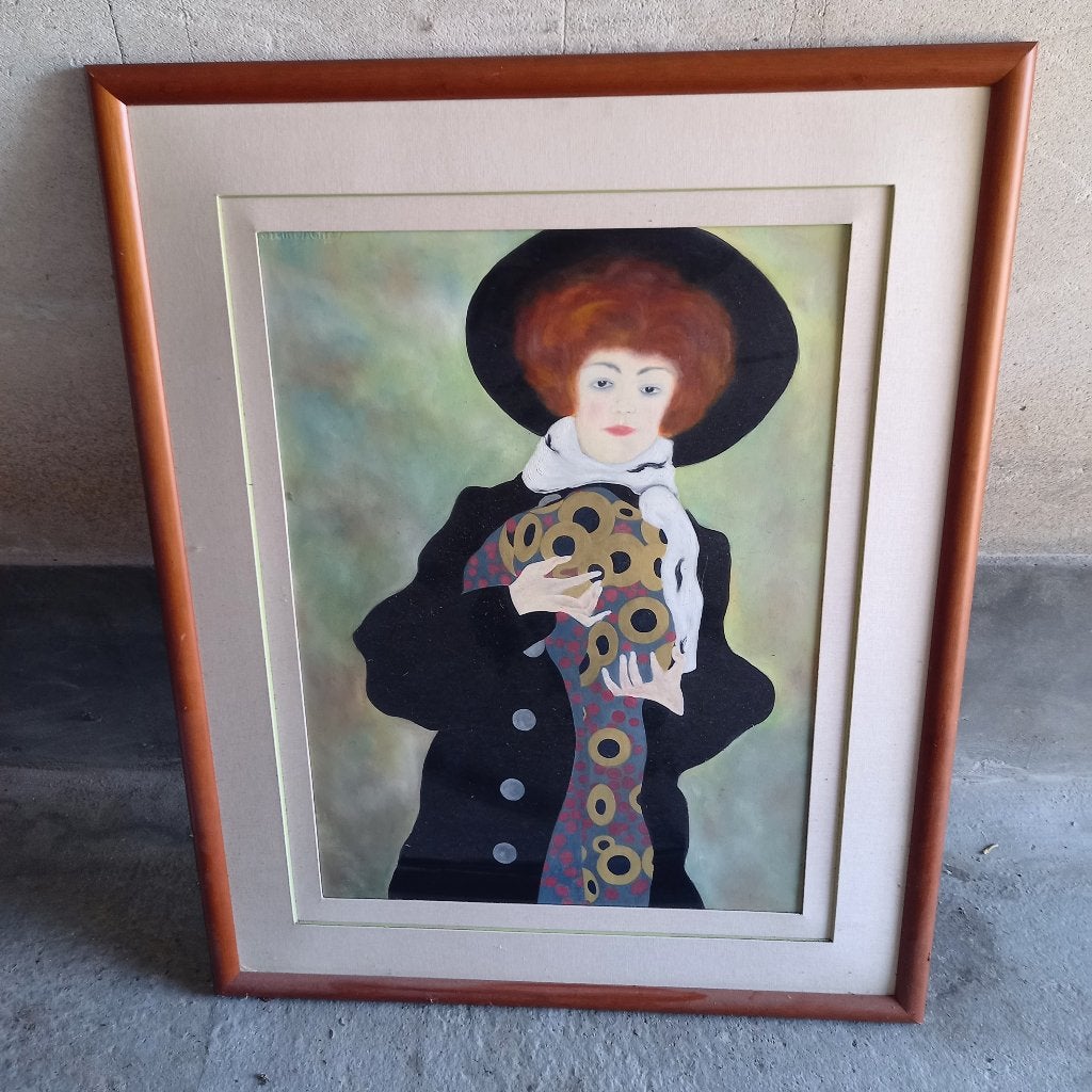 kunst, Ophalen, Handgeschilderd, Doek, Portret of Personen