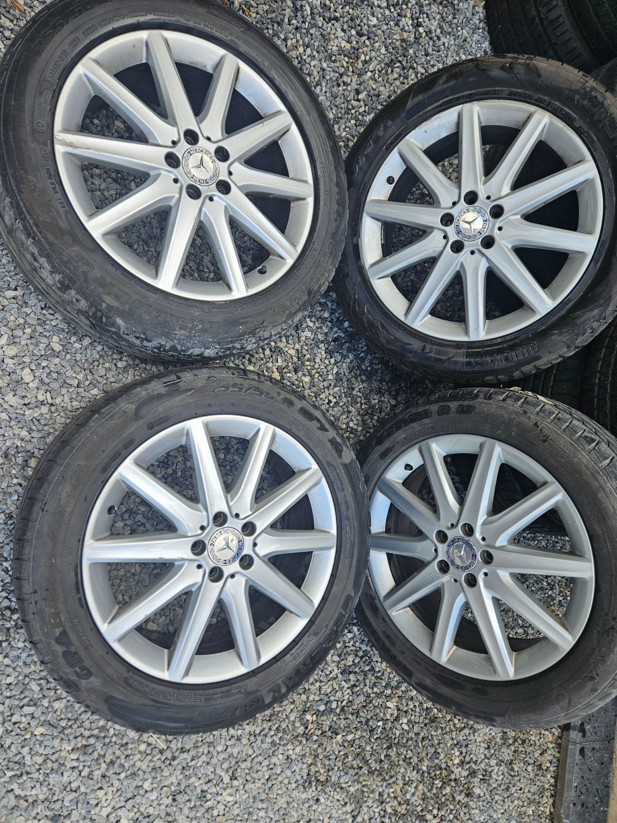 4 jantes Mercedes 19 pouces, Enlèvement