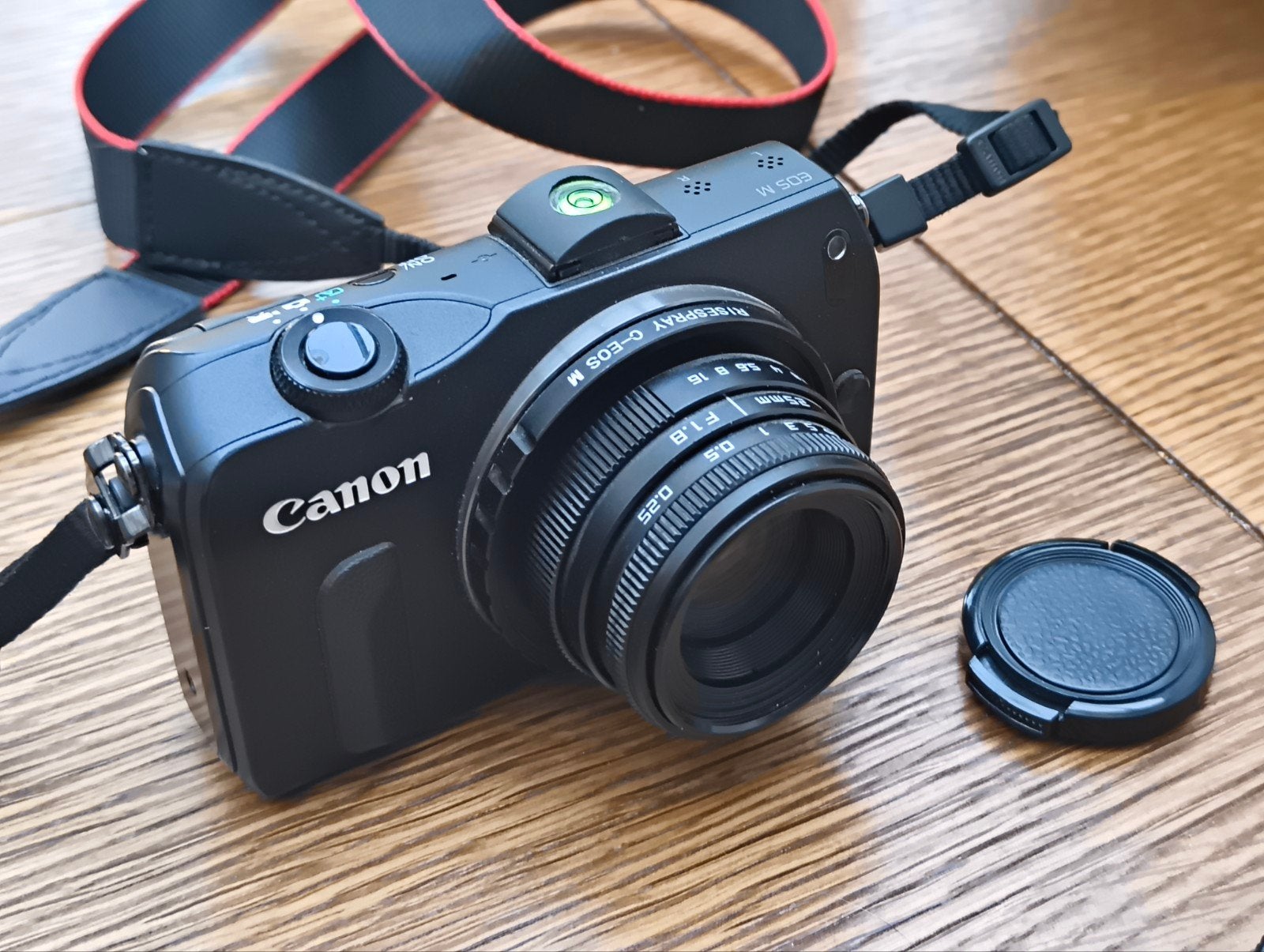 Canon EOS M + 2 lenzen en andere extra's, TV, Hi-fi & Vidéo, Pare-soleil, 18 mégapixels, Enlèvement ou Envoi, Canon