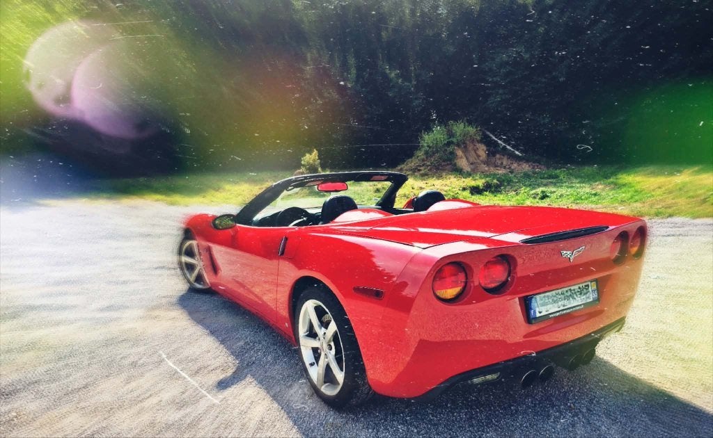 Corvette C6 Décapotable, Auto's, Automaat, Achterwielaandrijving, Zwart, Cabriolet