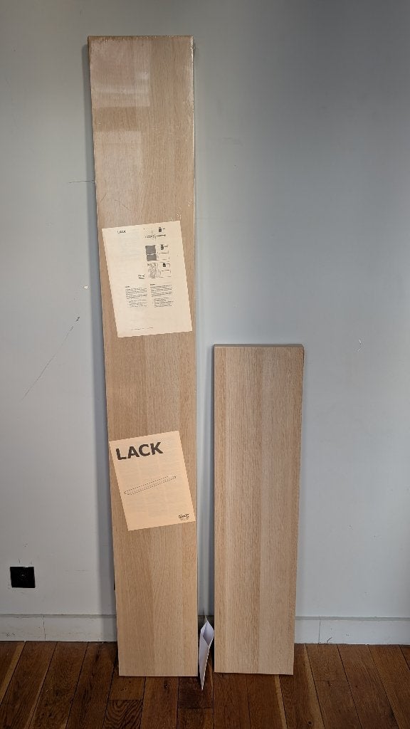 Étagères murales IKEA LACK 190cm + 110cm, Maison & Meubles, Accessoires pour la Maison | Étagères murales & Rayons de bibliothèque