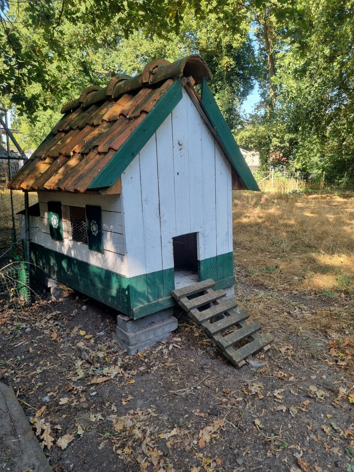 kippenhok, Dieren en Toebehoren, Pluimvee | Toebehoren, Ophalen, Gebruikt, Kippenhok of Kippenren