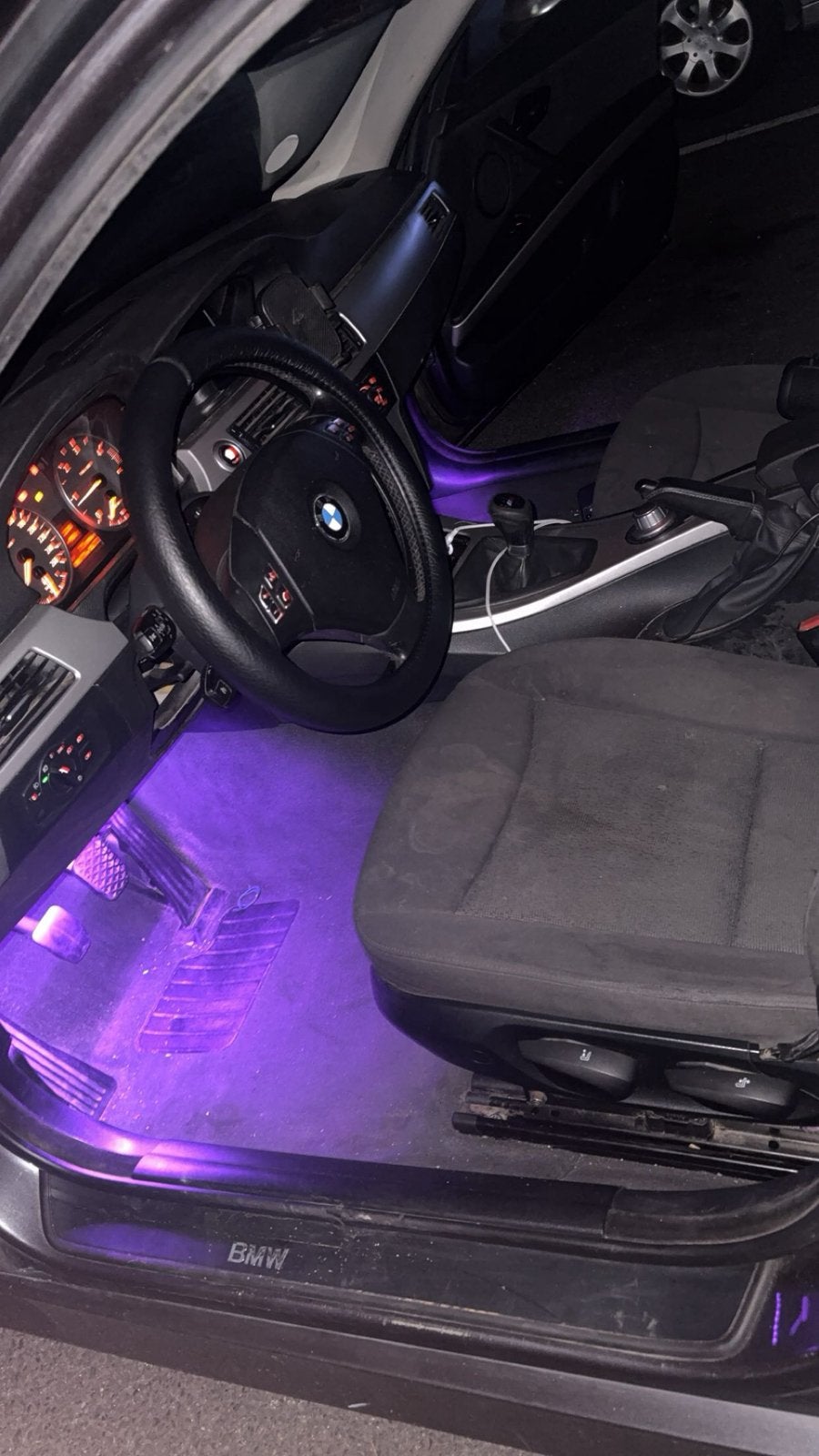 318d e91, Auto's, Achterwielaandrijving, Zwart, Overige bekleding, 5 deurs