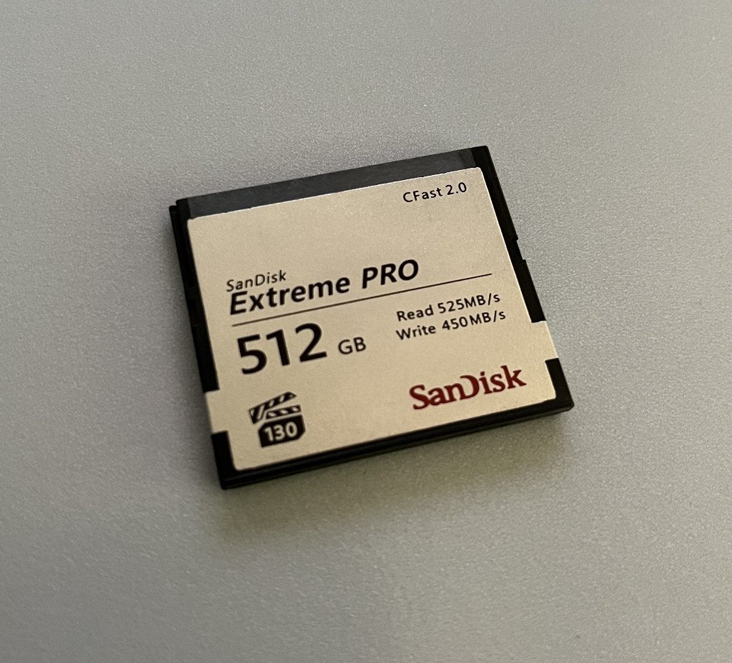 SanDisk Extreme PRO CFast 2.0 – 512GB – VPG130, Enlèvement, Caméra vidéo, 512 GB, SanDisk