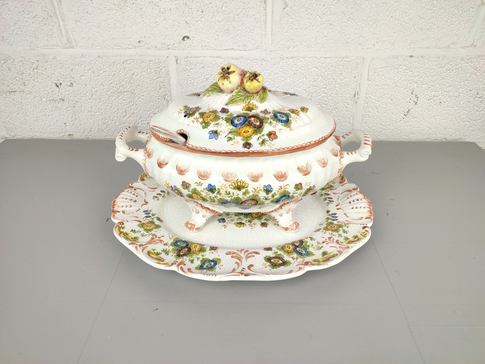 XL Italiaanse soepterinne, Antiek en Kunst, Antiek | Servies los, Ophalen