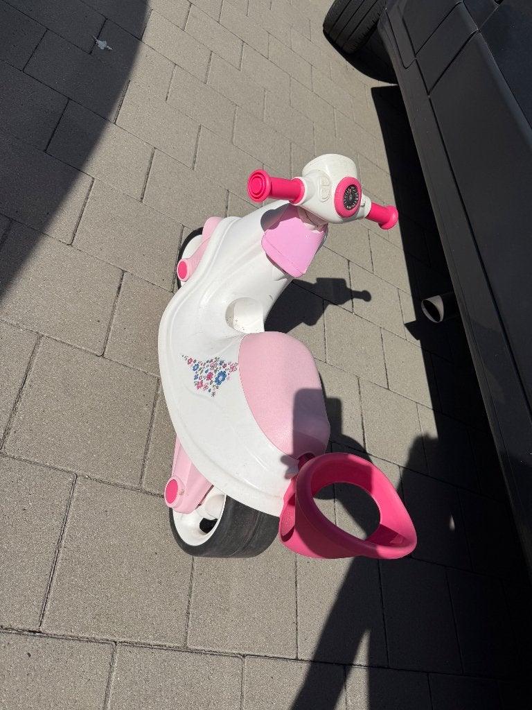 Trottinette Corolle pour enfants — rose/blanc, Enlèvement, Utilisé, Véhicule de marche