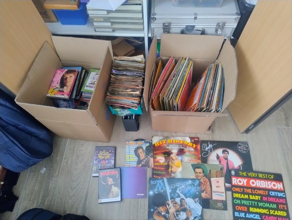 Lot lp's, cd's en dvd's., Ophalen, Gebruikt