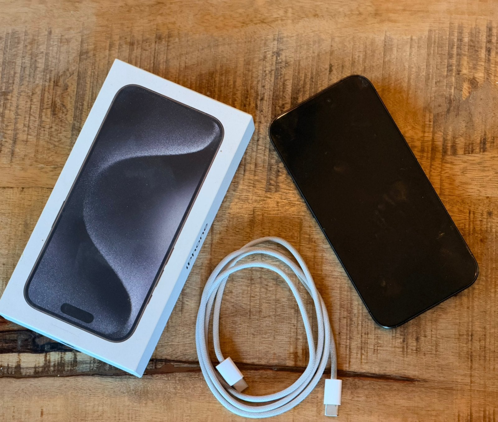 Iphone 15 Pro 128Gb, Telecommunicatie, Ophalen, 128 GB, 86 %, Zwart