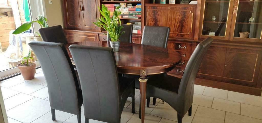 Wandkast + tafel + kastje (MOET SNEL WEG), Huis en Inrichting, Complete eetkamers, Ophalen