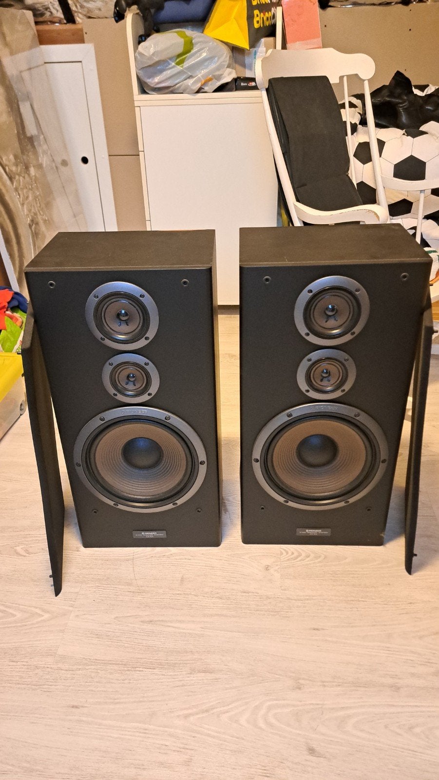 2 enceintes baffles Pioneer cs-701, Enlèvement, Enceintes stéréo, 150 watts ou plus, Pioneer