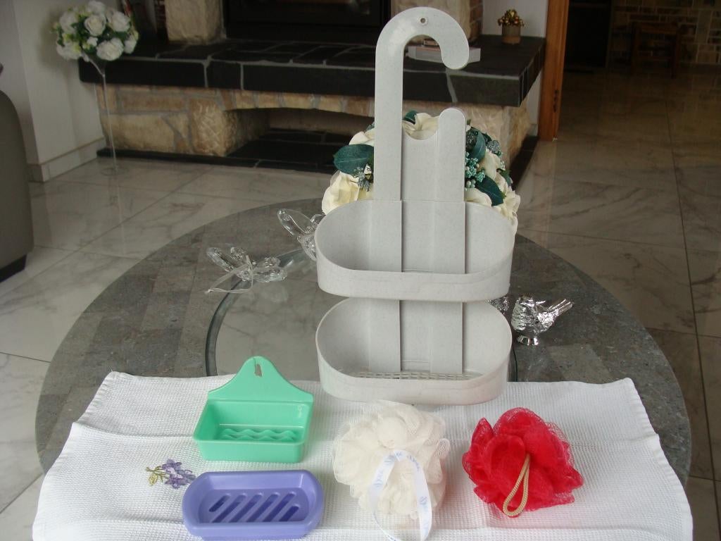 Lot 5 accessoires, salle de bain où douche, neuf, Enlèvement, Neuf, Autres couleurs, Autres types