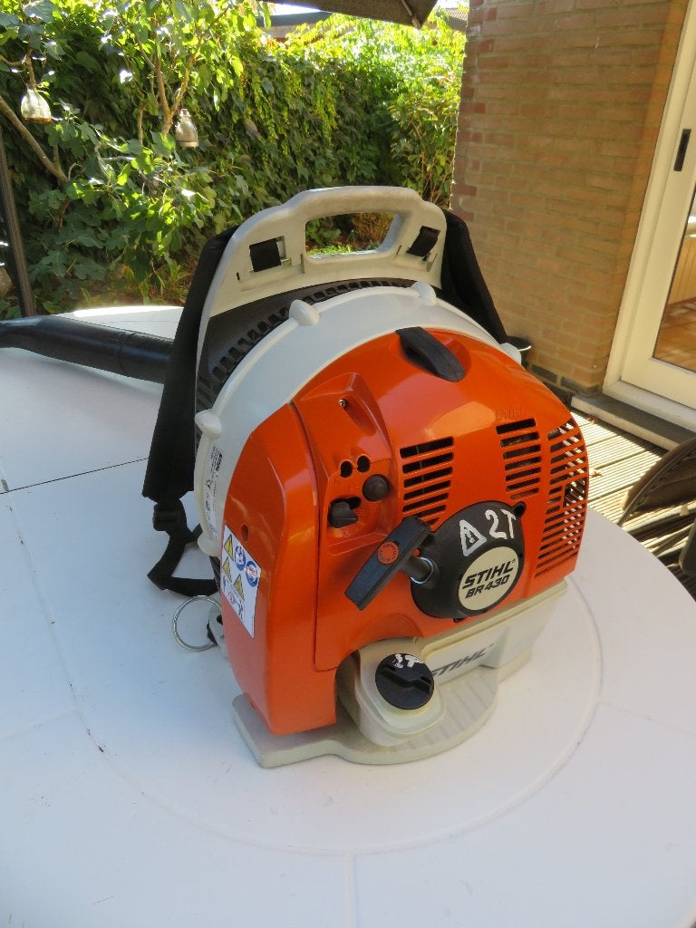 STIHL: BR 430 bladblazer, Tuin en Terras, Ophalen, Benzine, Ruggedragen, Zo goed als nieuw