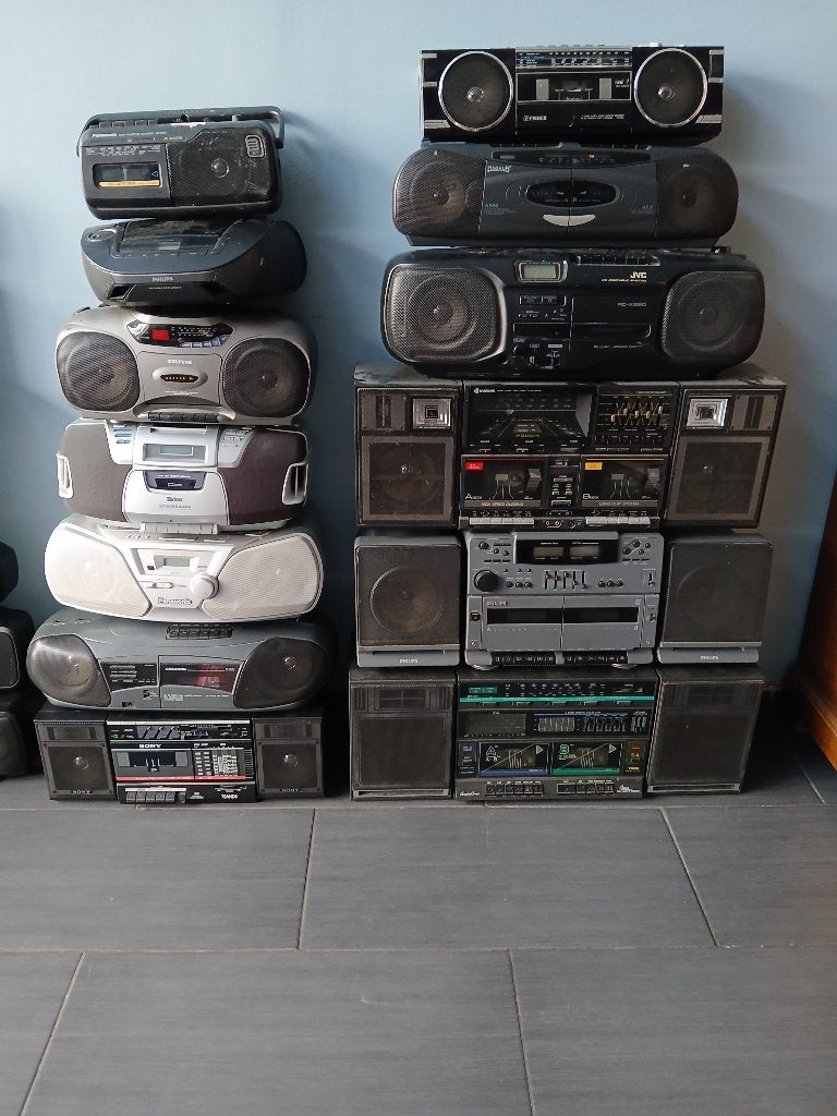 LOT DIVERS RADIO-CASSETTE DVD, TV, Hi-fi & Vidéo, Enlèvement, Double, Sony, Auto-reverse