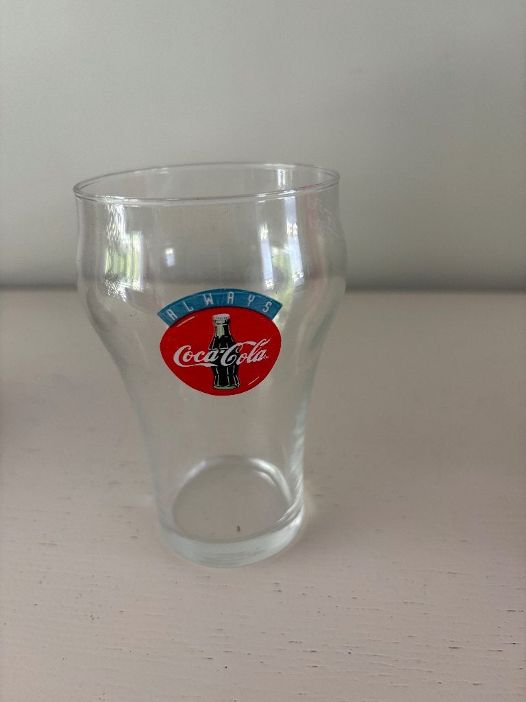 Retro Coca-Cola glazen 6 stuks. Nooit gebruikt., Verzamelen, Ophalen, Nieuw, Frisdrankglas