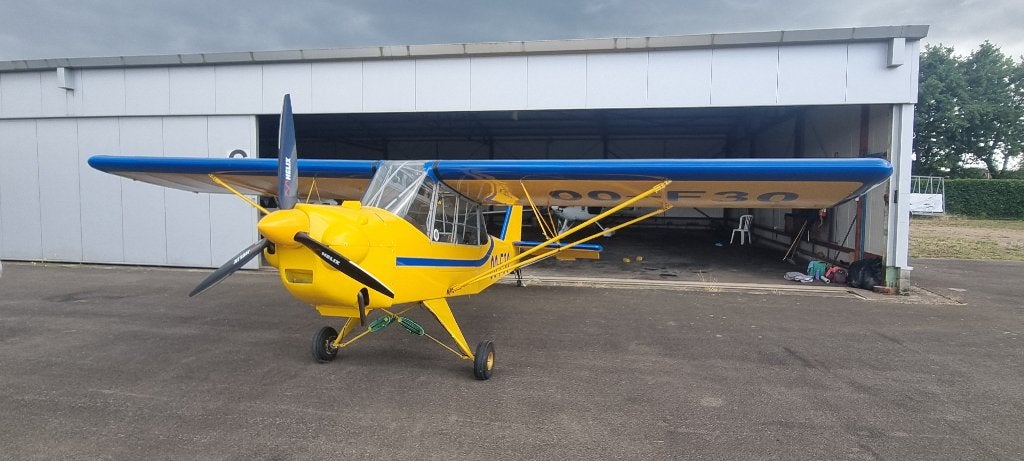 Ultralight vliegtuig + trailer, Ophalen, Gebruikt, Overige typen, Gemotoriseerd