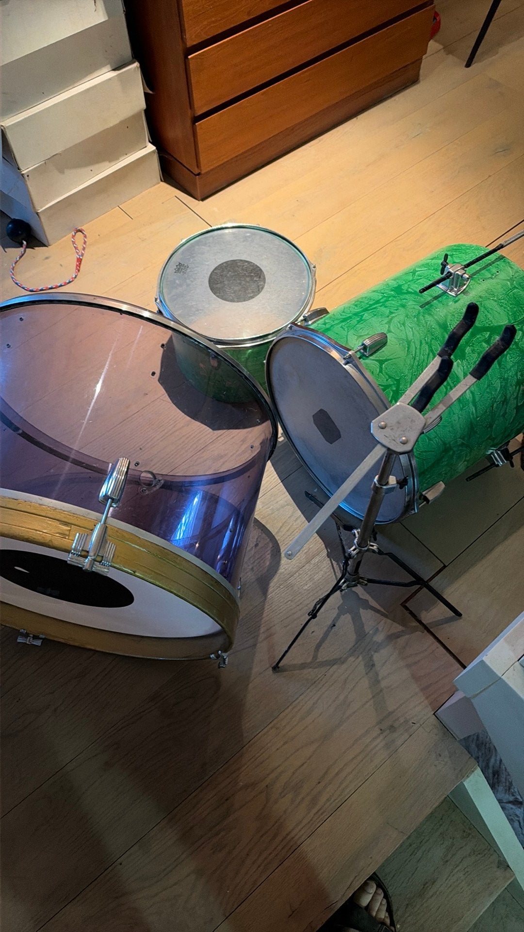 Drumstel, Muziek en Instrumenten, Ophalen, Gebruikt