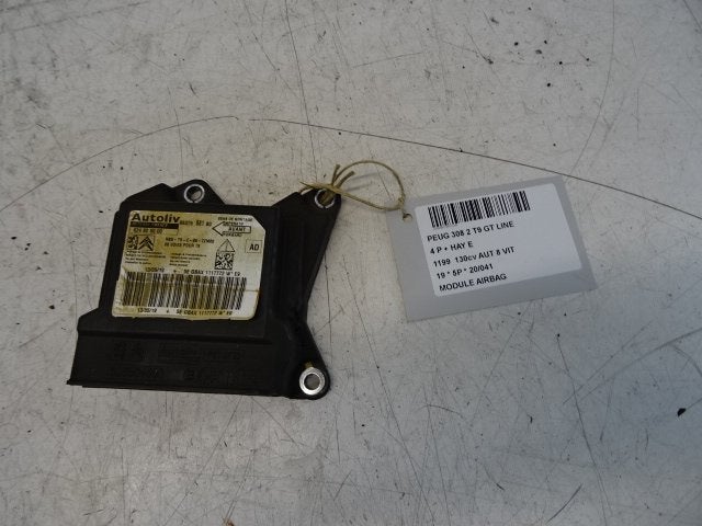 COMPUTER AIRBAG 308 (L3 / L8 / LB / LH / LP) (9807568180), Auto-onderdelen, Gebruikt, Peugeot