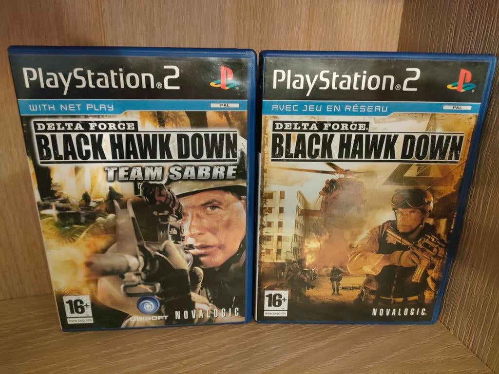 Lot Delta Force: Black Hawk Down + Team Sabre - Ps2