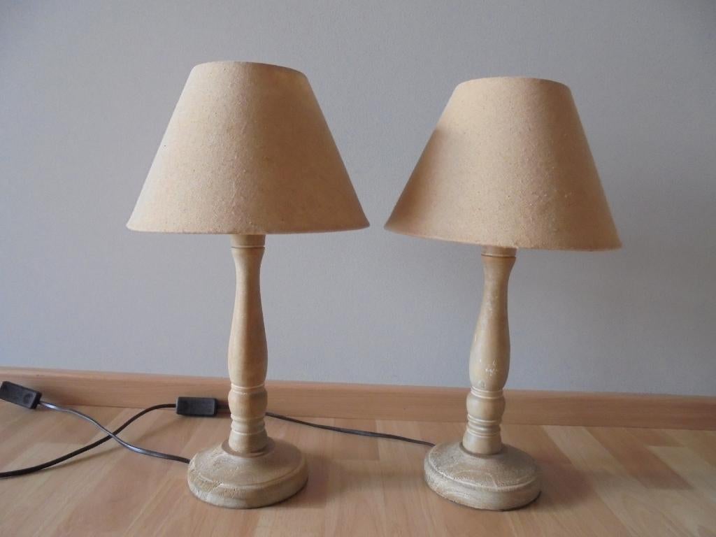 Lampen voor slaapkamer, woonkamer, camping, mancave 2 stuks, Ophalen of Verzenden, Gebruikt, Retro