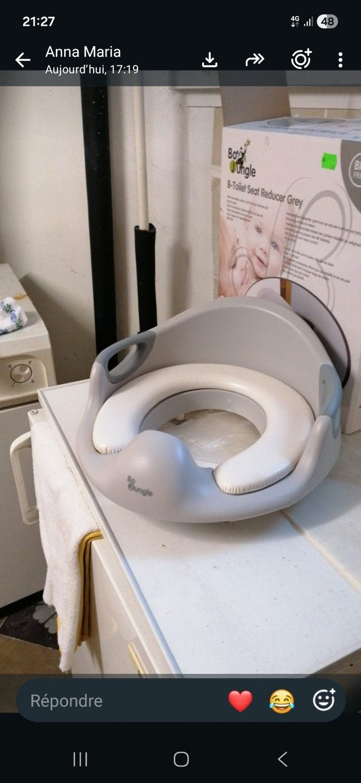 planche toilettes adaptable pour enfant, Enlèvement, Comme neuf