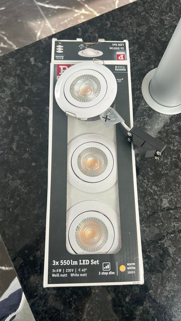 Spot encastrable, Enlèvement, Neuf, Spot encastrable ou Spot mural, LED
