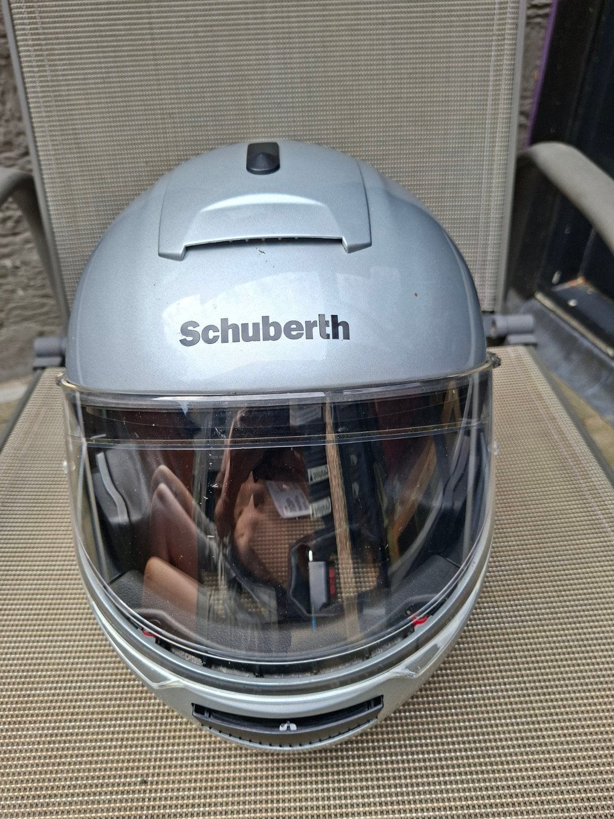 Schuberth C2 systeemhelm maat 58/59, Ophalen of Verzenden, Tweedehands, L, Systeemhelm
