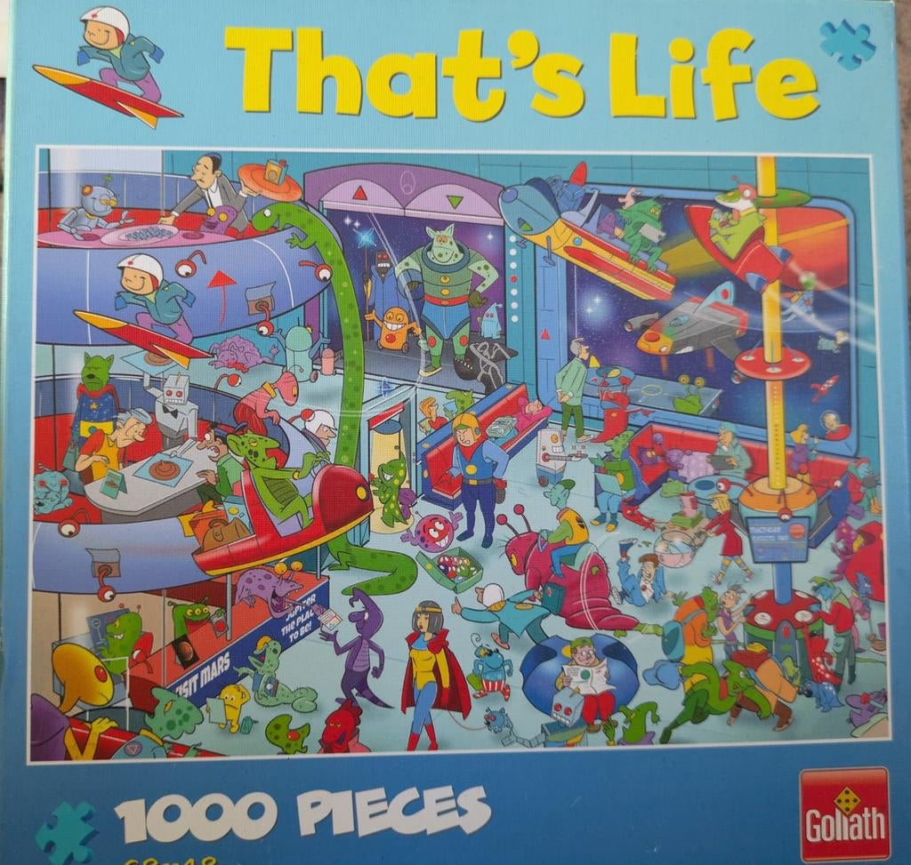 That's life puzzel het heelal, Enlèvement ou Envoi
