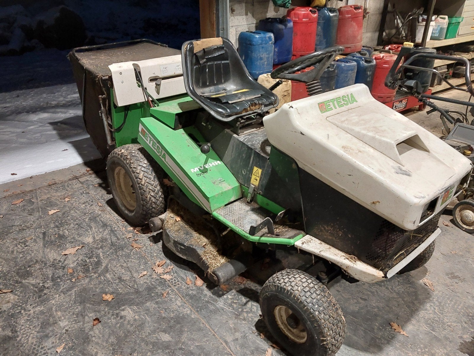 2 etesia hydro100, Jardin & Terrasse, Tondeuses autoportées, Enlèvement, Utilisé, Etesia