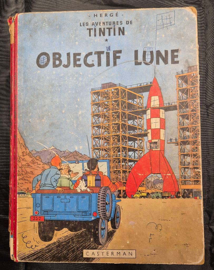 Kuifje Raket naar de maan, Boeken, Stripverhalen, Eén stripboek, Ophalen of Verzenden, Gelezen, Herge