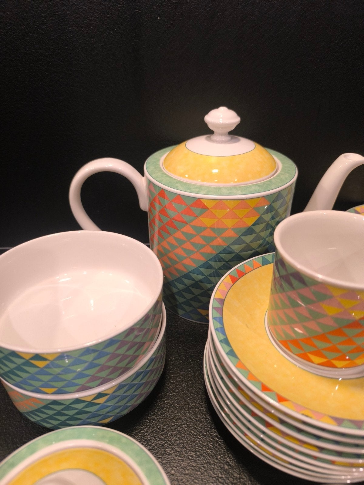 Vintage Koffieservies Gallo Design Villeroy & Boch Pamplona, Antiek en Kunst, Ophalen
