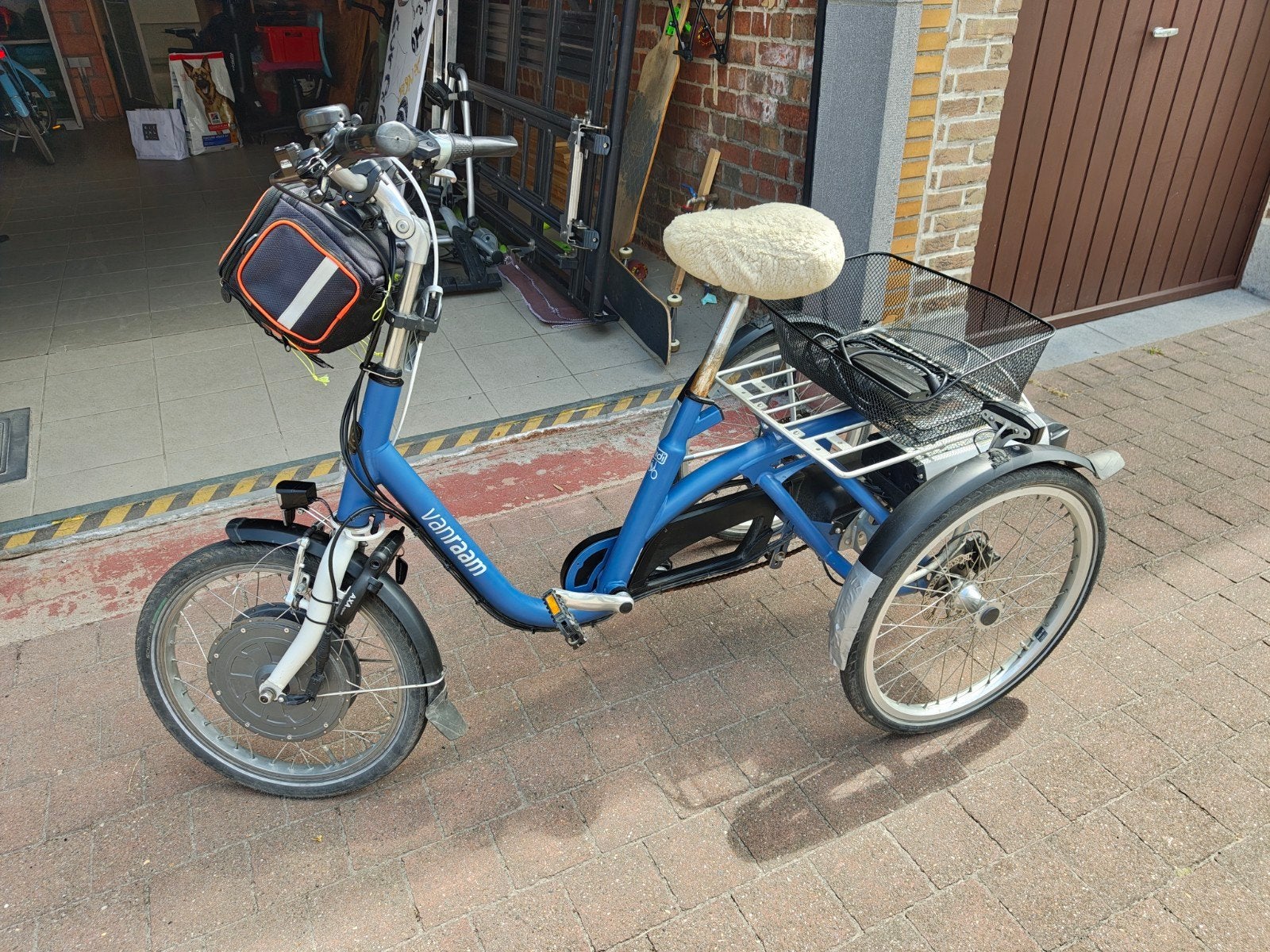 Vanraam elektrische 3wieler, Ophalen
