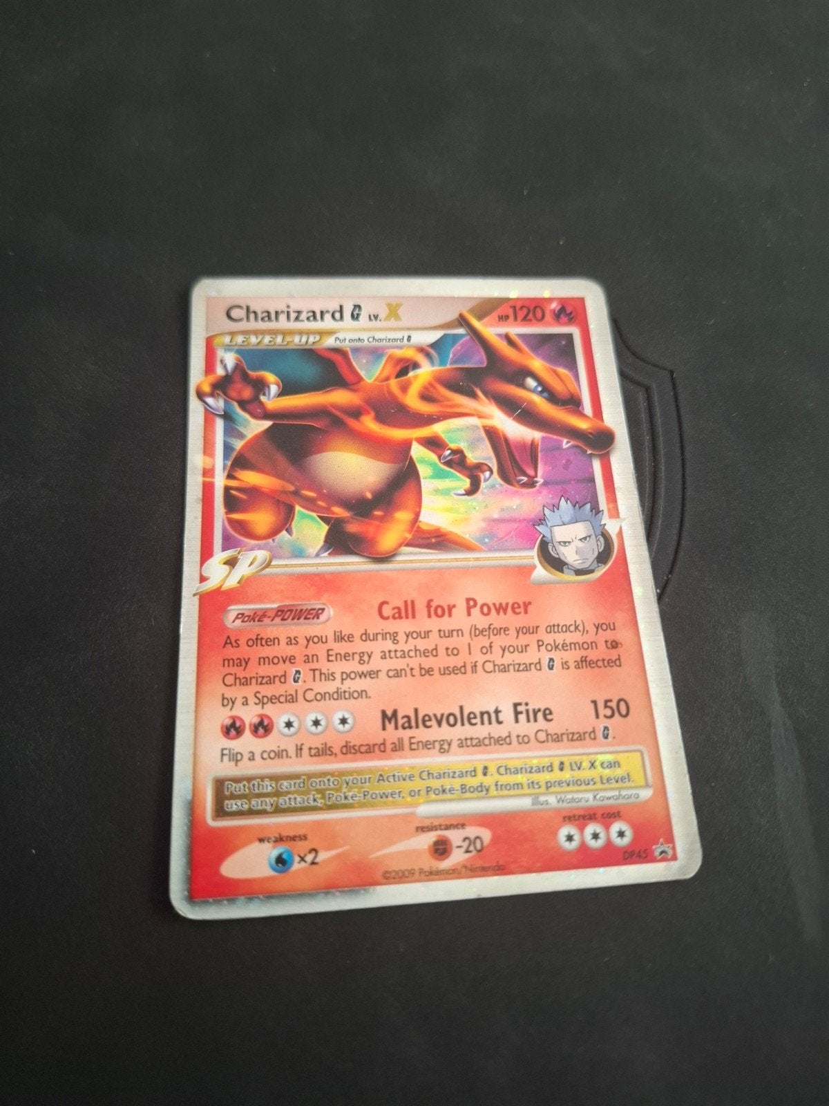 Il s'agit d'une carte Charizard G LV.X de la marque Diamond, Enlèvement ou Envoi