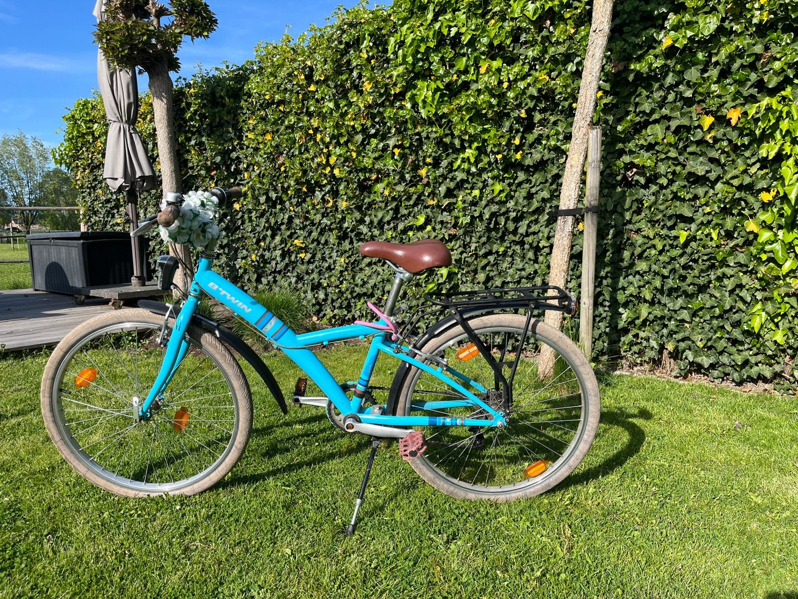 Leuke meisjesfiets - 24 inch - met versnellingen, Fietsen en Brommers, Fietsen | Kinderfietsjes, Ophalen, Gebruikt, 20 inch of meer
