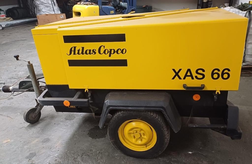 MOBIELE COMPRESSOR Atlas Copco  7 bar NIEUWSTAAT, Ophalen, Gebruikt, 6 tot 10 bar, Mobiel