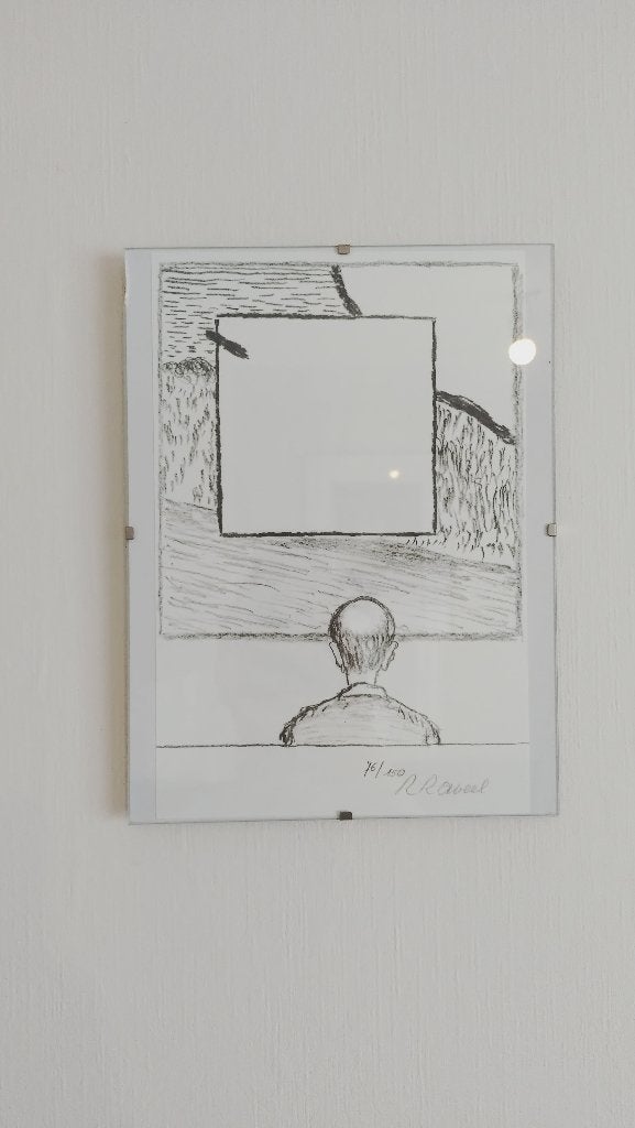 Roger Raveel zeldzame litho, Antiek en Kunst, Ophalen, Portret en Figuren, Lithografie, Gelimiteerde oplage