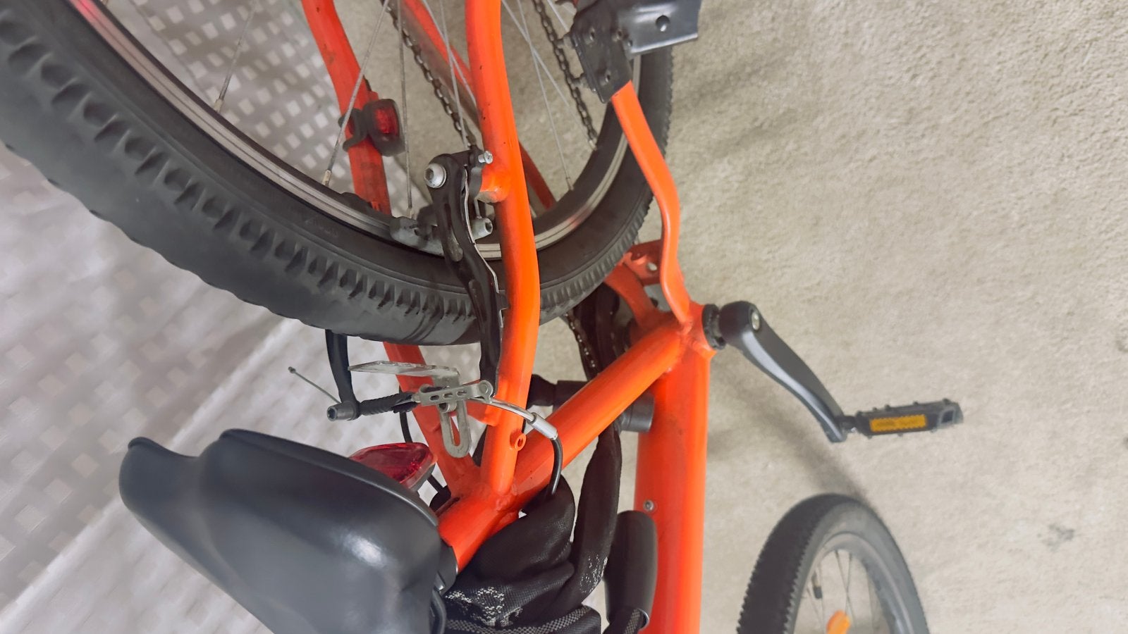 Fiets rockrider, Ophalen, Gebruikt, Handrem, Schijfrem