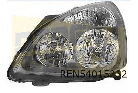 Renault Clio II (1/04-5/09) koplamp (H7/H1) Rechts (grijs) O, -, -, Nieuw, -