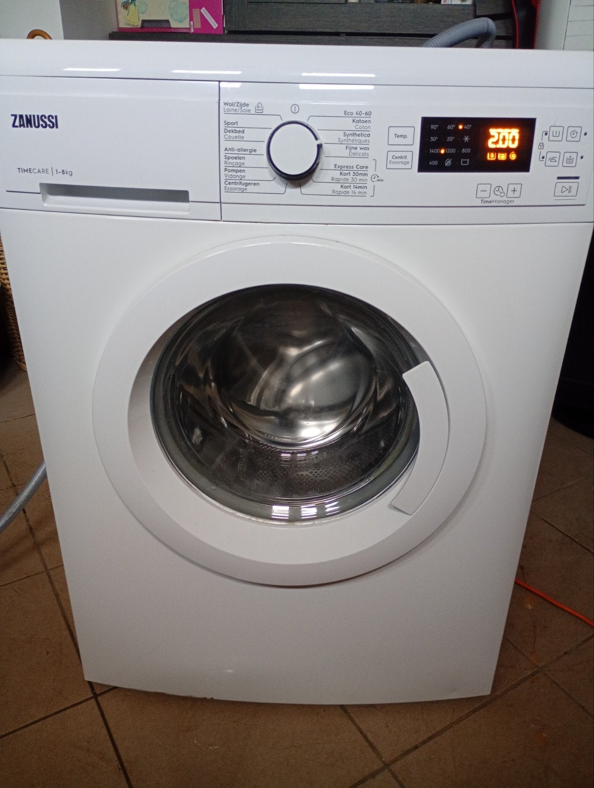 Machine à laver Zanussi ZR8431WF en bon état, Enlèvement