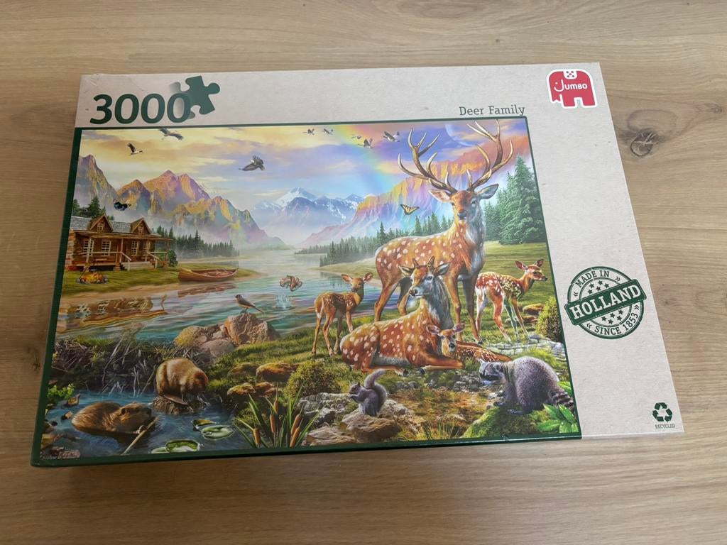 Puzzel jumbo 3000 stukjes NIEUW, Hobby en Vrije tijd, Denksport en Puzzels, Ophalen, Meer dan 1500 stukjes, Nieuw, Legpuzzel