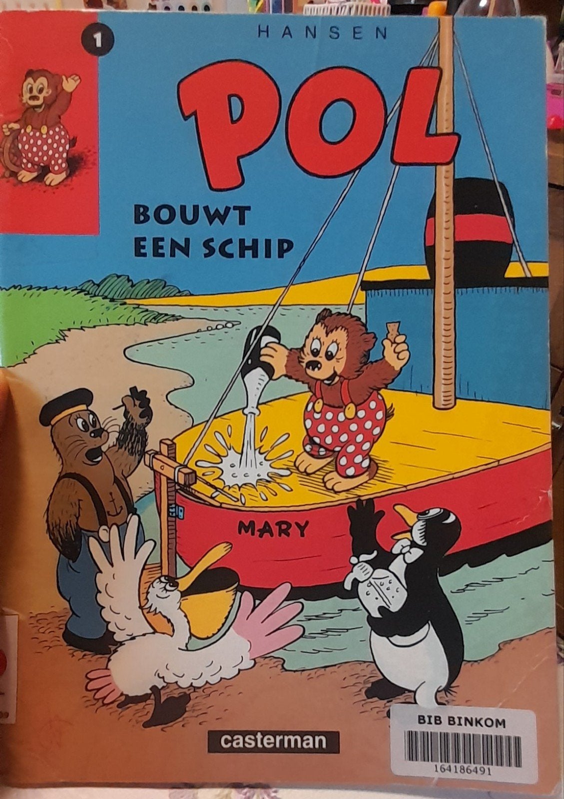 Strip Pol bouwt een schip, Ophalen of Verzenden