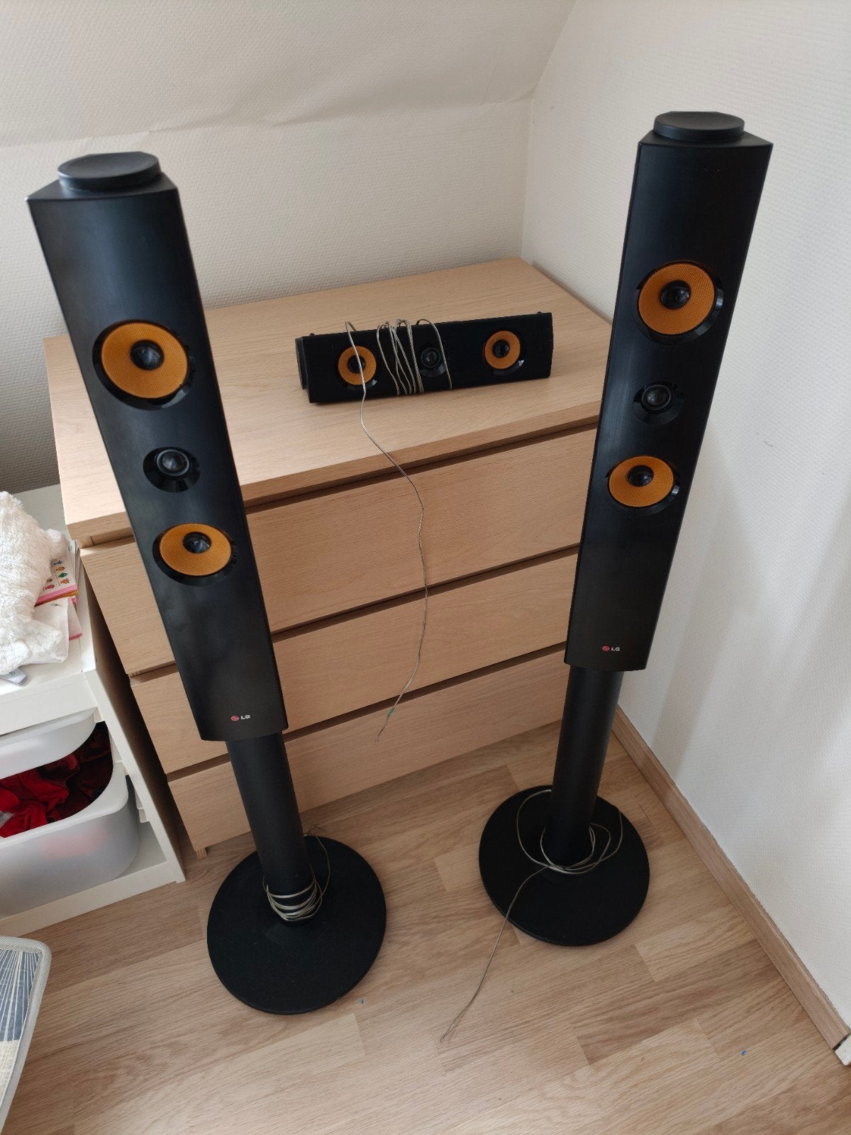 Ensemble hauts parleurs 5.1 LG 1000W RMS, Enlèvement