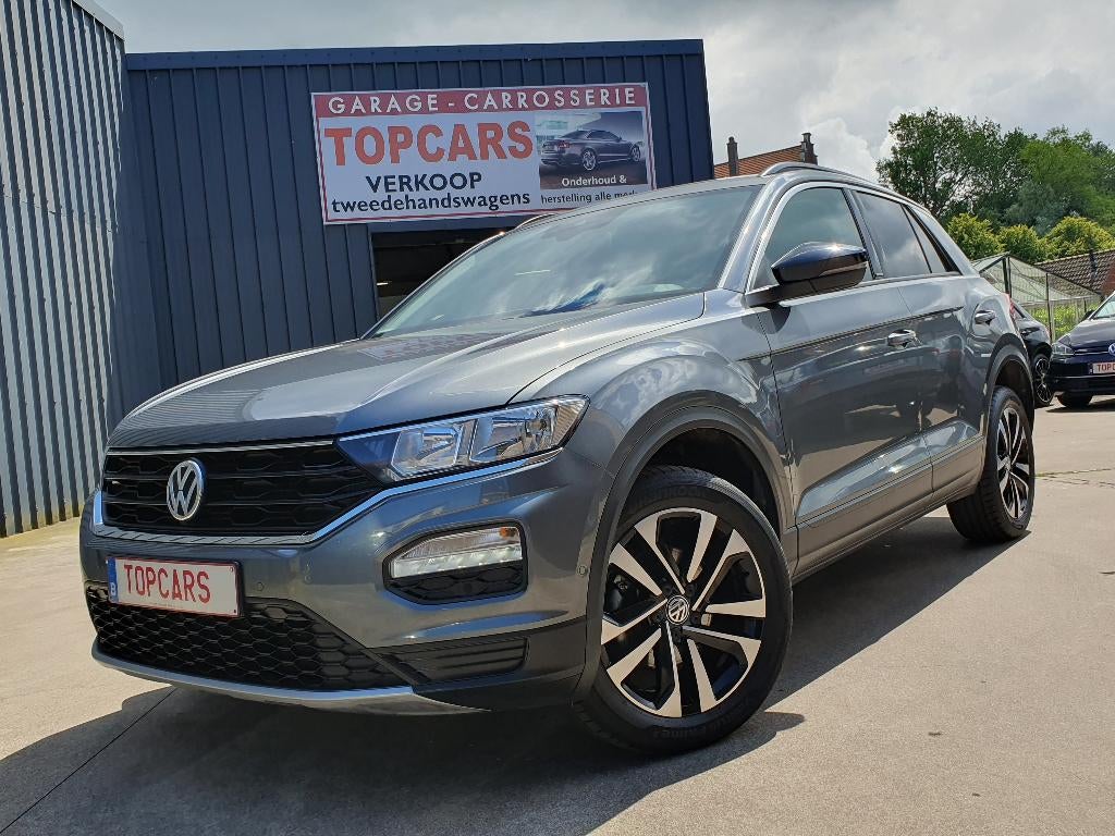 ✔VW T-ROC 1.0TSI IQdrive 11/2019 Euro6❕ Trekhaak, Apps,..., Voorwielaandrijving, Stof, Bedrijf, 5 deurs