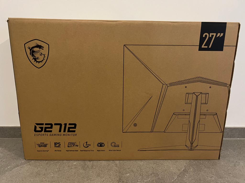 MSI G2712 27” Gaming Monitor – 170Hz IPS, IPS, Zo goed als nieuw, Ophalen, Gaming