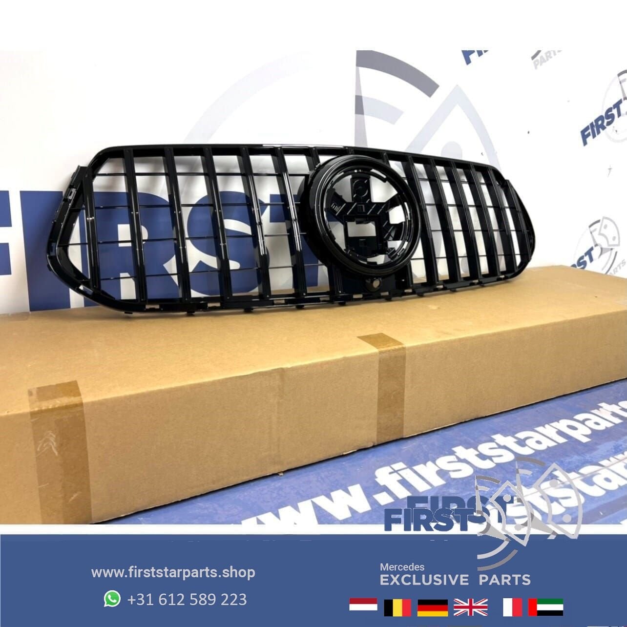 W253 X253 C253 PRE-FACELIFT GLC63 AMG GT GRIL voor Mercedes, Gebruikt, -, Ophalen of Verzenden, -