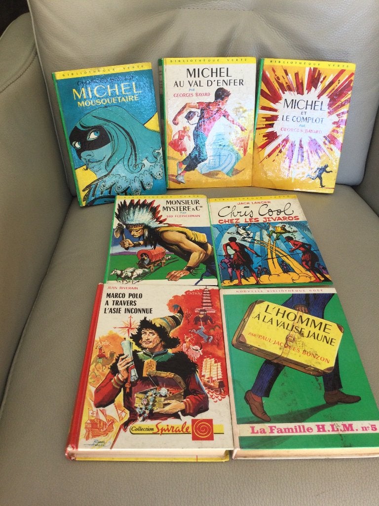COLLECTION ENFANT"BIBLIOTHEQUE VERTE-ROSE/SPIRALE", Enlèvement ou Envoi, Divers auteurs