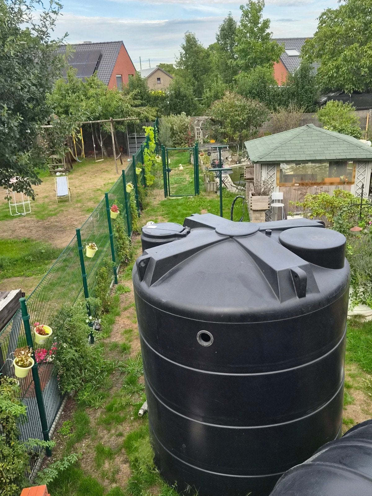 Regenton 7500 liter, Enlèvement