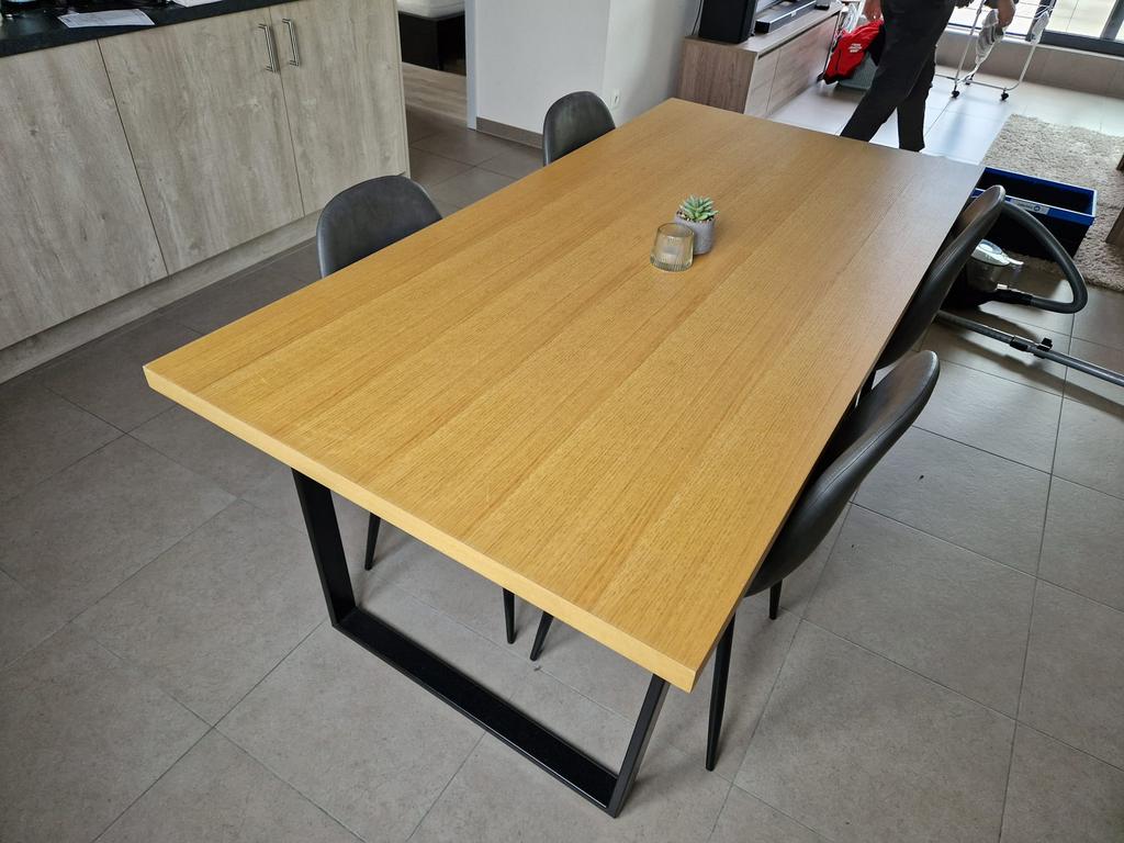 Eet tafel 180cm, Huis en Inrichting, Ophalen, 90 cm, Gebruikt, 180 cm