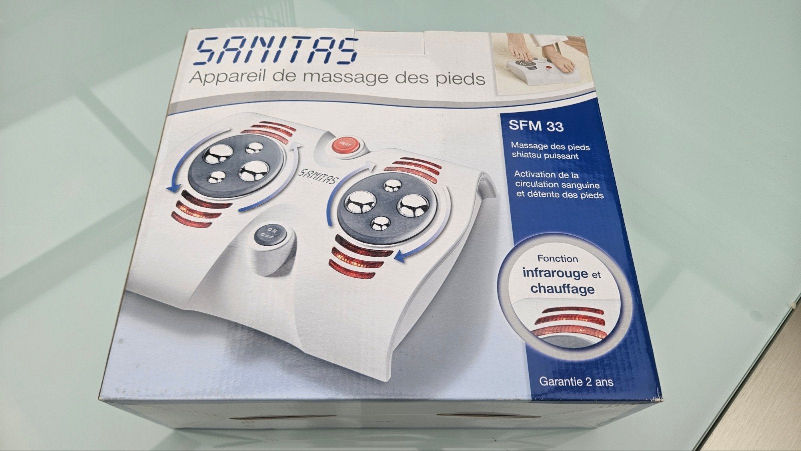 SANITAS voetmassager, Sport en Fitness, Gezondheidsproducten en Wellness, Ophalen