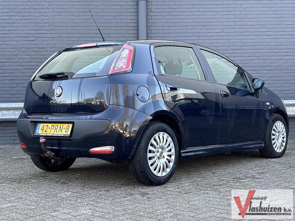 Fiat Punto Evo 1.3 M-Jet Dynamic | Airco | Cruise | Trekhaak, Auto's, Fiat, Zwart, Blauw, Bedrijf, Te koop