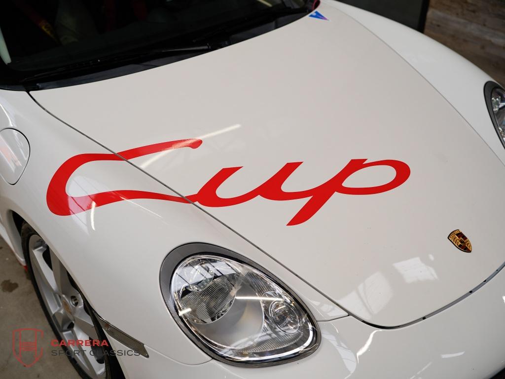 Porsche Cayman S 'CUP' race car 3.4 / French cup car - 1 of, Auto's, Porsche, Gebruikt, 1350 kg, Alcantara, Bedrijf